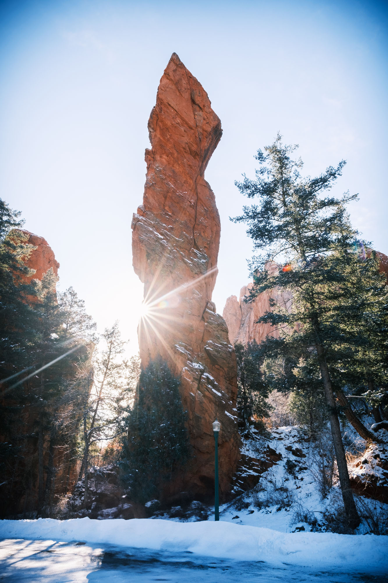 Rock Spire Sunburst